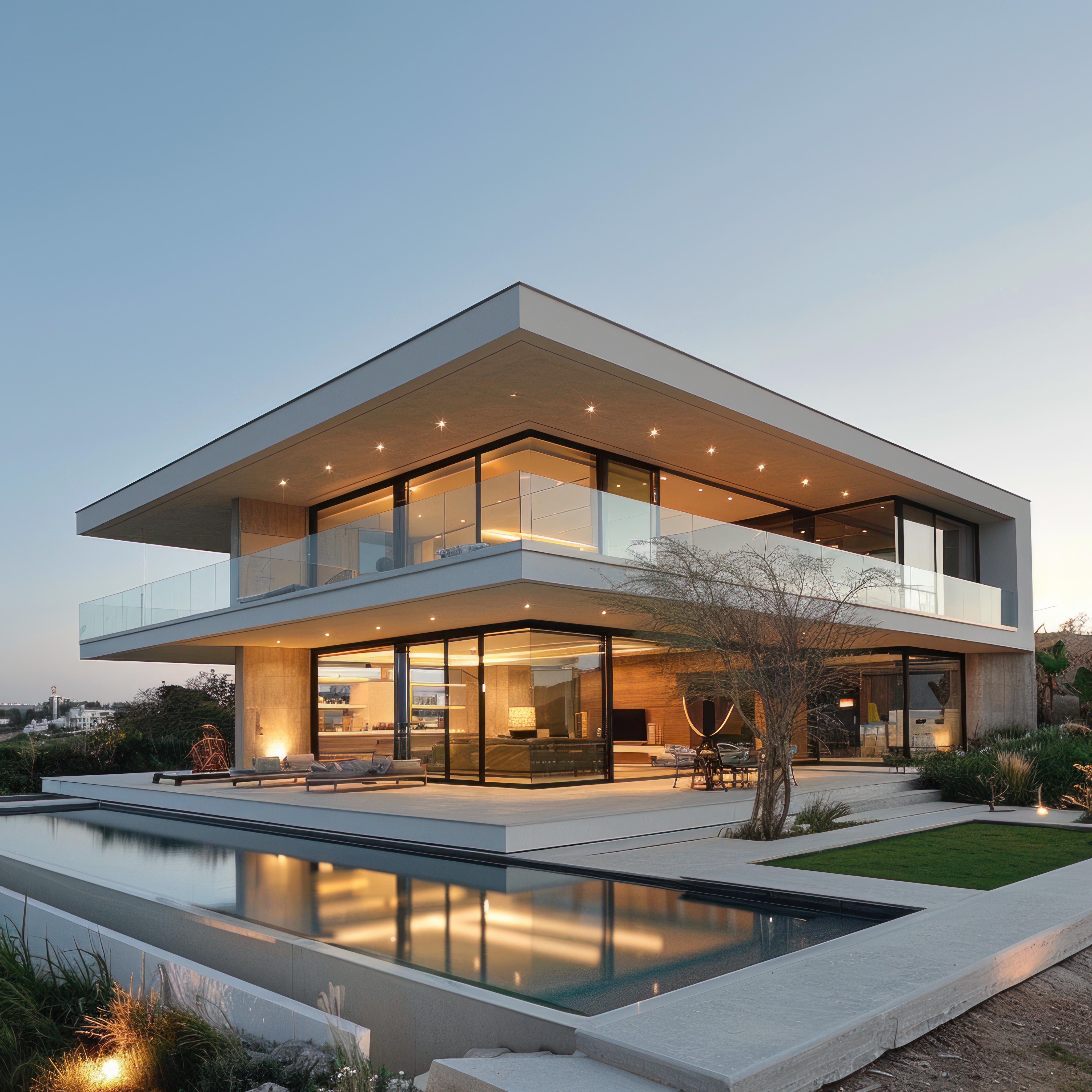 Luxury home exterior